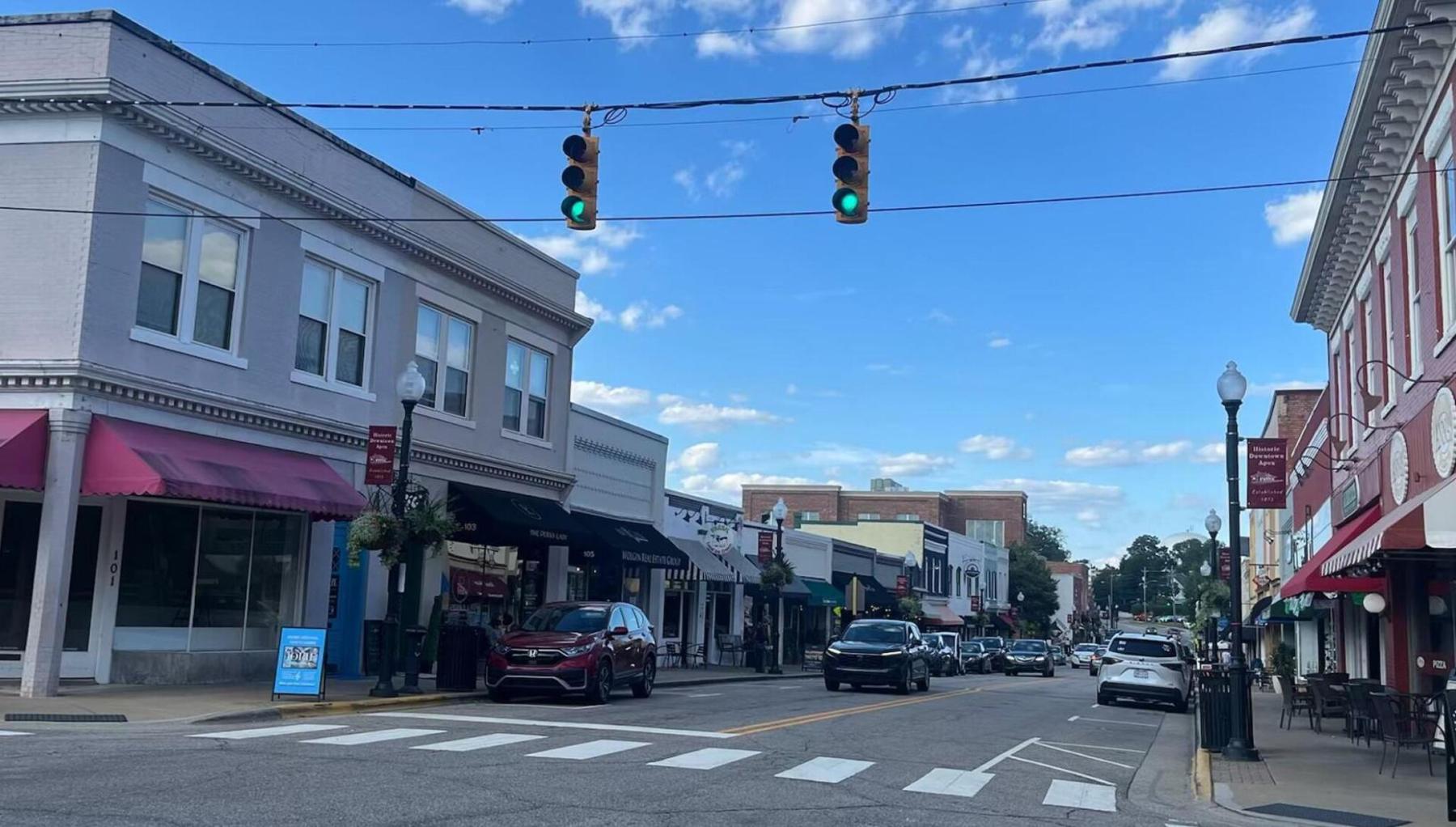 Historic downtown main street